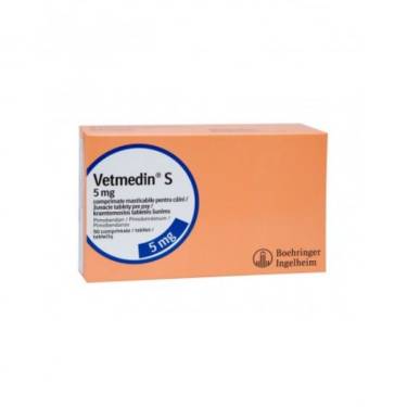 Vetmedin 5 mg 50 tablete masticabile